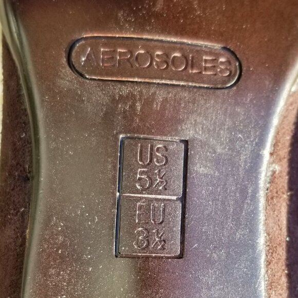 NEW Aerosoles Sleekend Suede Loafer Pumps Heels - Picture 13 of 13